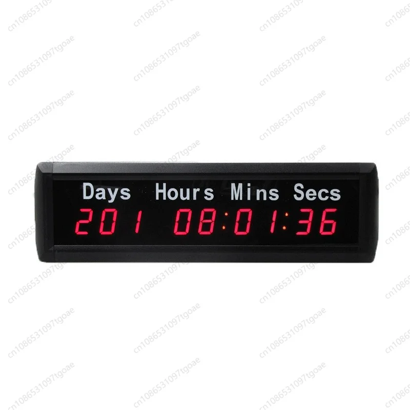 19-Digit Large Screen LED Countdown Timer (Days/Minutes/Seconds) for Exam Countdown & Alarm