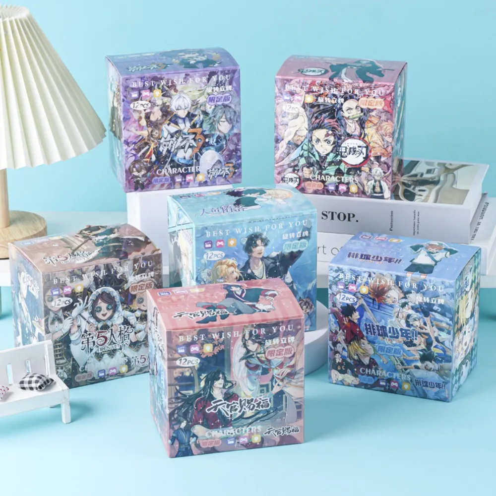 悪魔特効アクリル回転スタンドモデル竈門禰豆子時透無一郎アニメかわいいファインデスクトップ飾り装飾おもちゃギフト