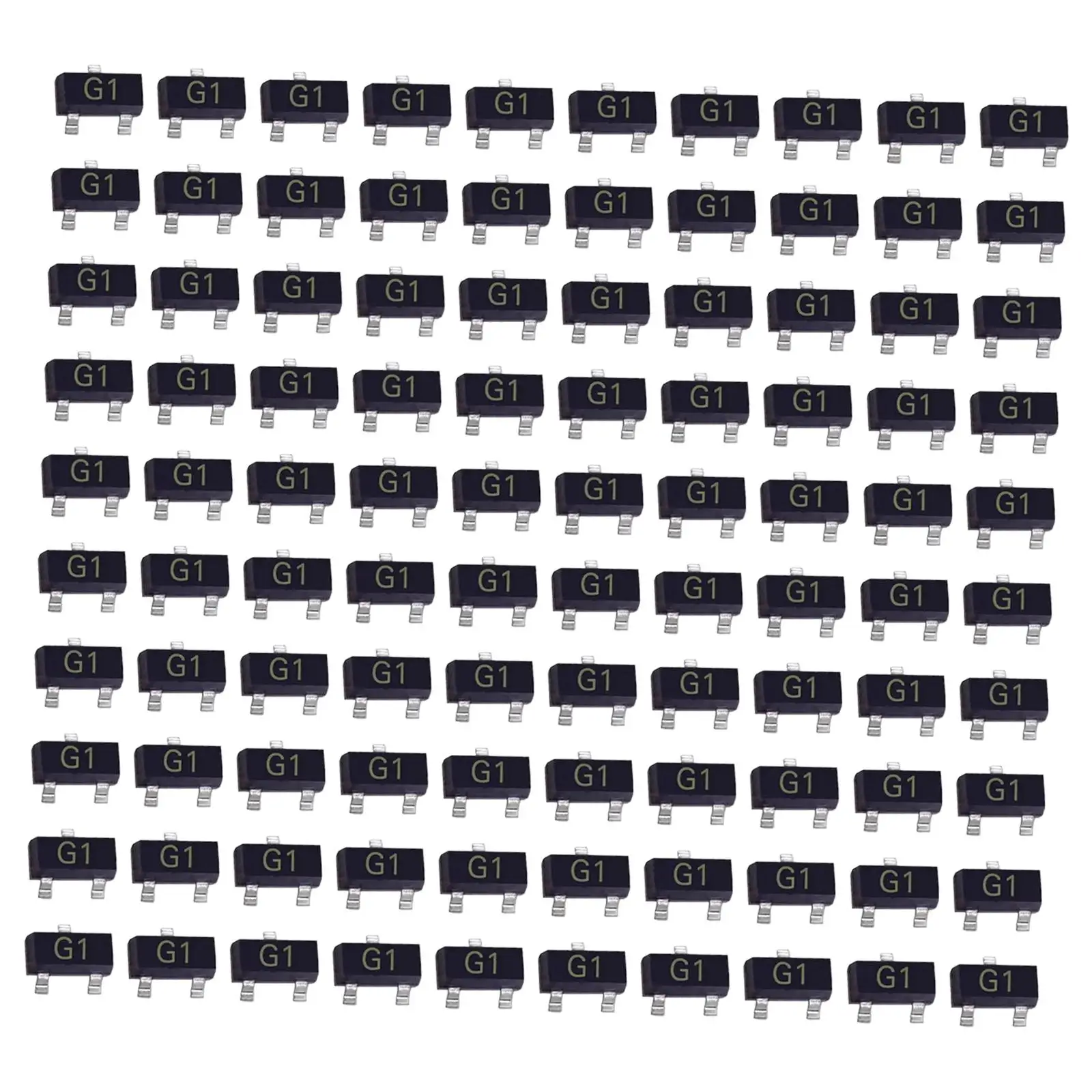 100Pcs SMD Transistors MMBT5551LT1G 2N5551 to-23-3 for Electronic Projects Household Appliances Circuit Board Audio Video Repair