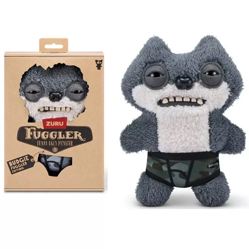 22CM Fuggler dents à dents larges monstre poupées en Peluche doux Fuggler pantalons en Peluche écart denté monstrosité Fugg Peluche jouets d'anniversaire