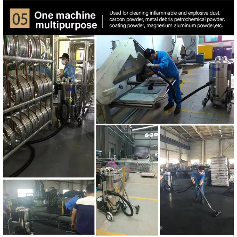 EX60-2 Pneumatic Explosion Proof Vacuum Cleaner for Heavy Dust Industrial Vacuum Cleaner