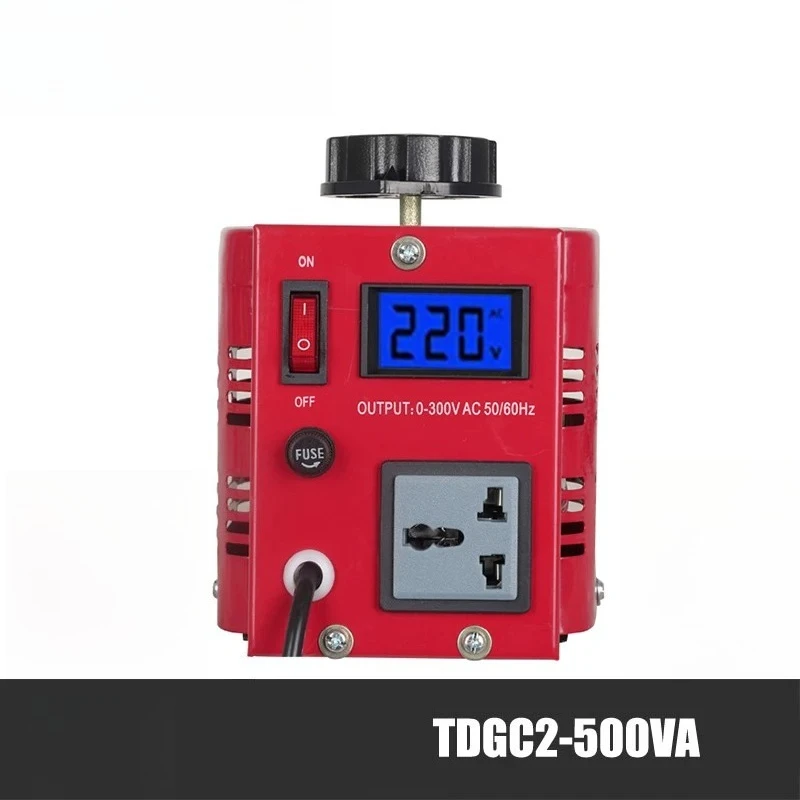 

Voltage regulator 220V single-phase adjustable transformer 0-300V500w voltage regulator