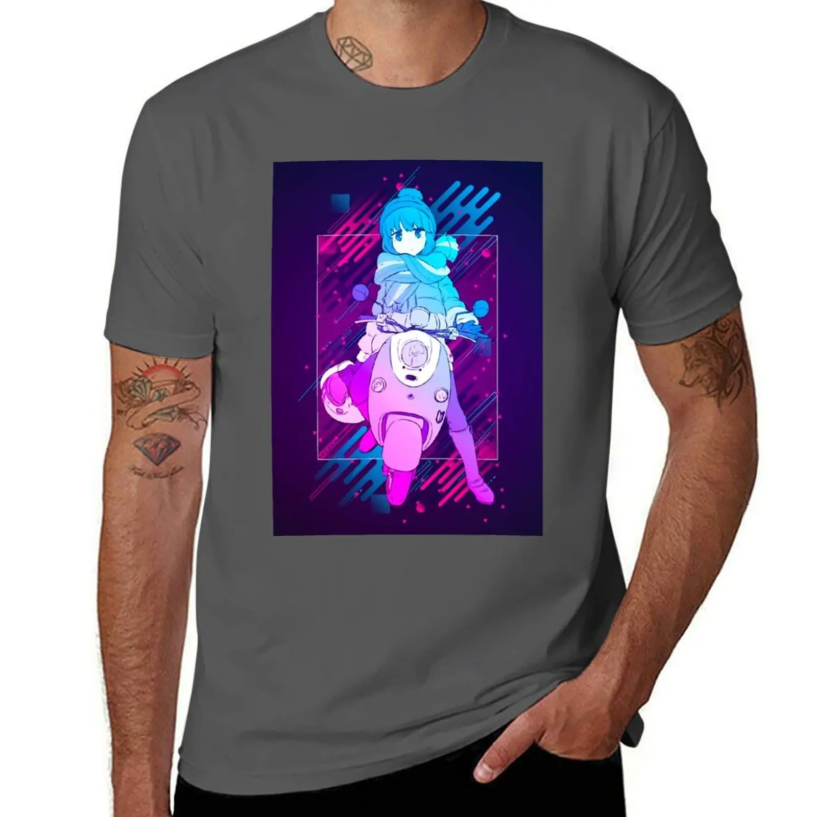 

Rin - Yuru Camp *Modern Graphic Design* T-Shirt printed t shirts for man man graphic t shirt T-Shirt