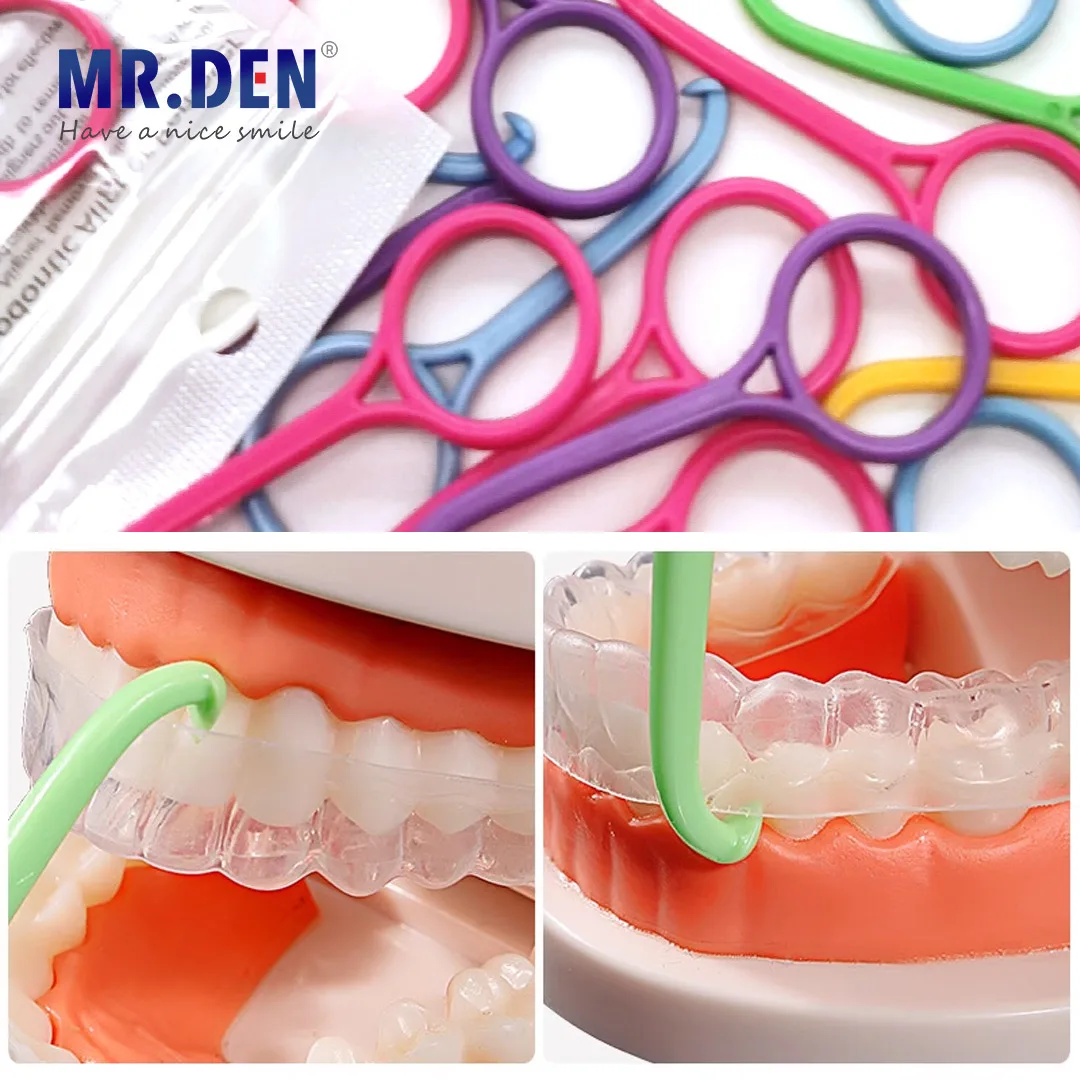 

Ортодонтическое средство для удаления выравнивателей, оптовая продажа, невидимый съемный инструмент для удаления брекетов, экстрактор, крючок, выравниватель жевательной силиконовой палочки