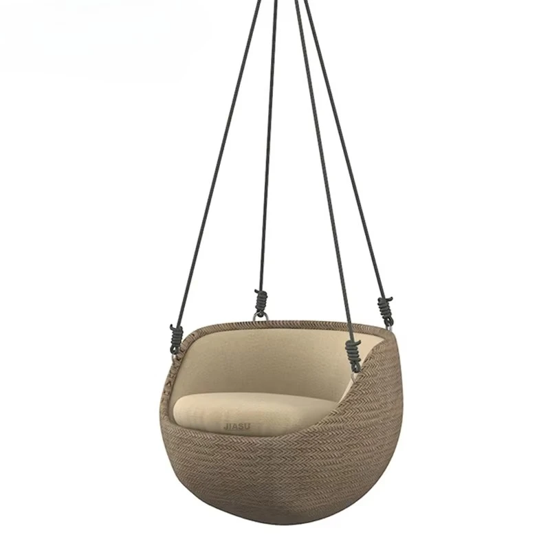 Day Round Bird Nest Hanging Daybed Aluminum Outdoor Chair Patio Double Large Mosquito Net Rattan Canopy Swing Balcony Bed