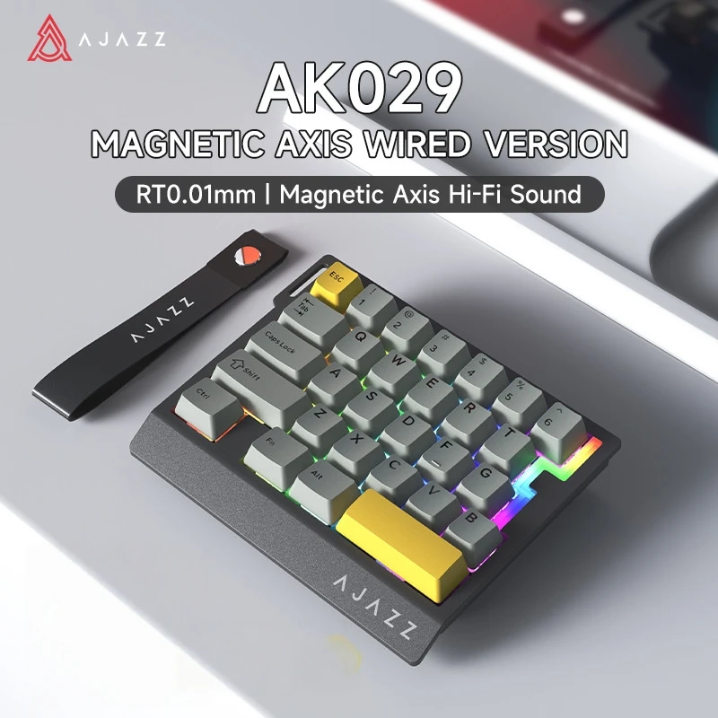 AJAZZ AK029 片手ゲーミングキーボード 8000Hz 有線 マグネット