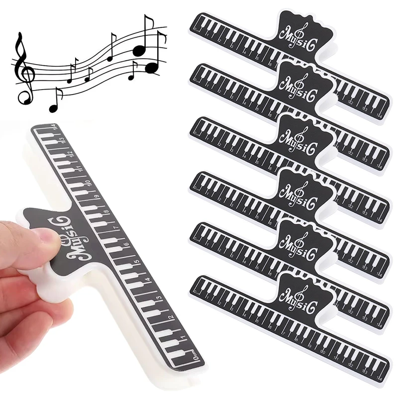 1/2/5PCS Music Sheet Clip Suitable for Music Students Reading Musical Instrument Practice Props File Music Sheet Page Holder ZYF