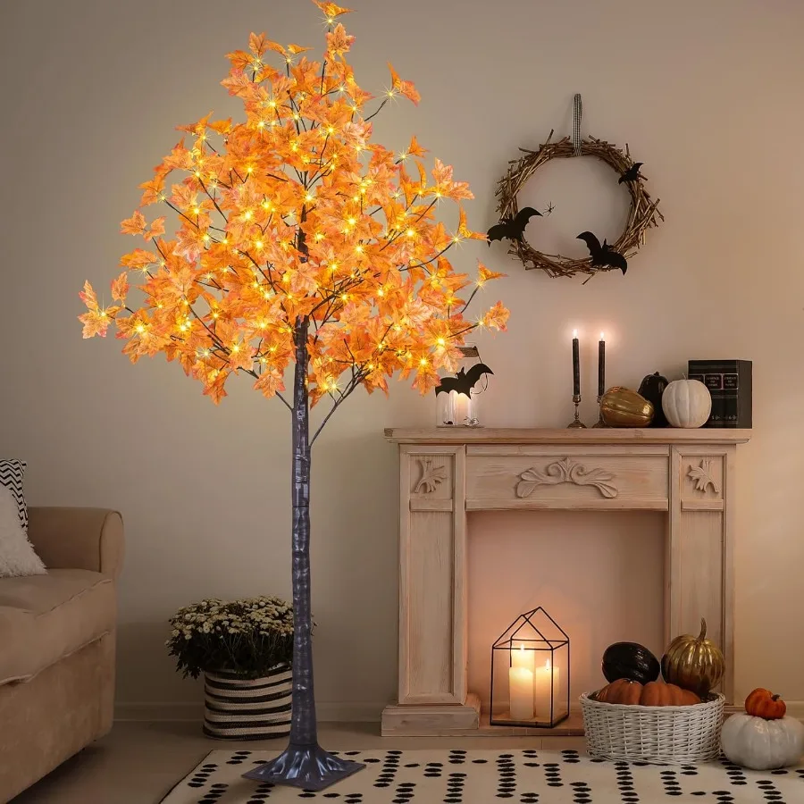 7FT Lighted Maple T… - image