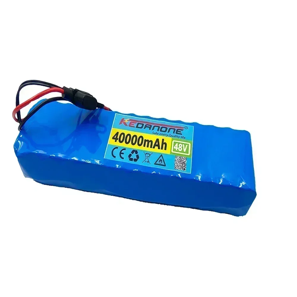 For Electric Bike 48v 20Ah 28Ah 40Ah 58Ah18650 Li-ion Battery Pack 13S2P Bike Conversion Kit Bafang 1000w and 54.6V 2A Charging