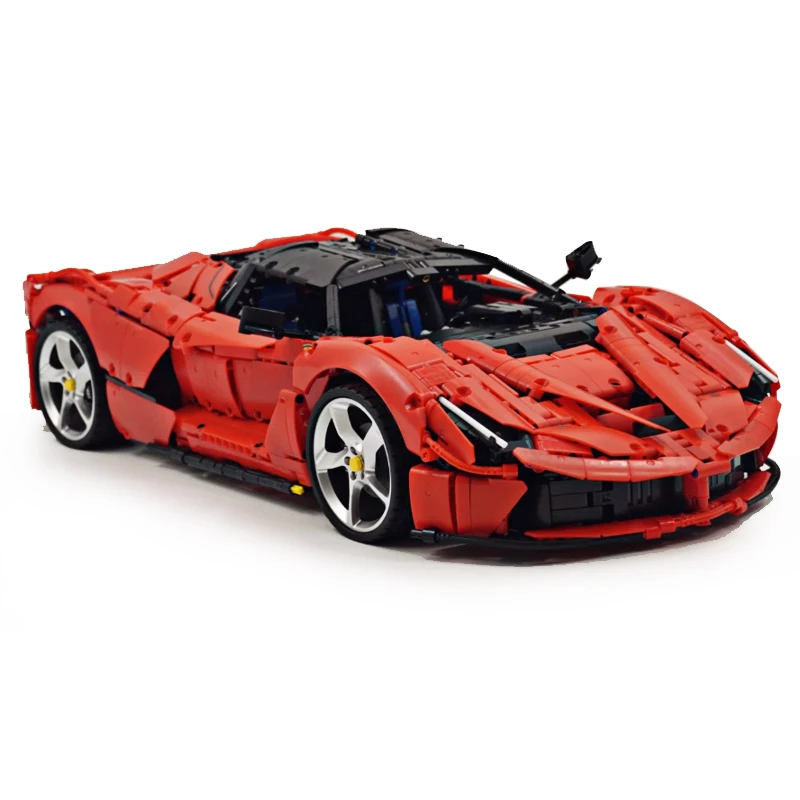MOC-194680 การวิเคราะห์ 1:8 Superกีฬารถชุดประกอบอาคารบล็อกอิฐHypercar Diyปริศนาของเล่นของขวัญคริสต์มาสสําหรับเด็ก