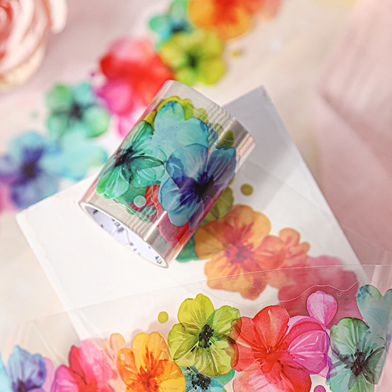 papel colorido fluxo série halo cênico cortado fita scrapbooking adesivos artigos de papelaria presente das crianças para estudantes