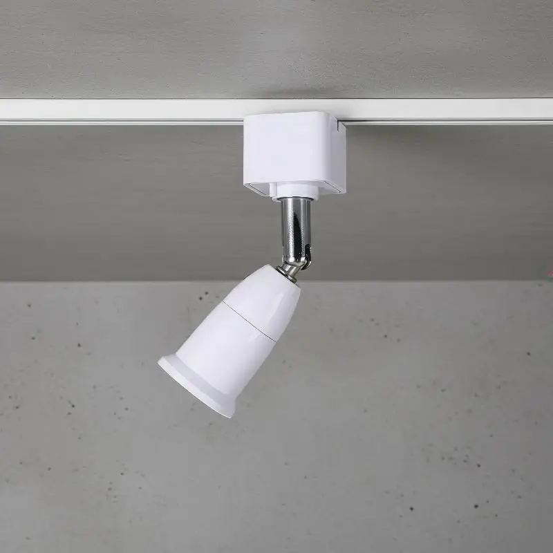 90 Degree Rotatable E27 Lamp Base Converter 110-220V Adjustable Tool-Free Install LED Bulb Socket for Home Use