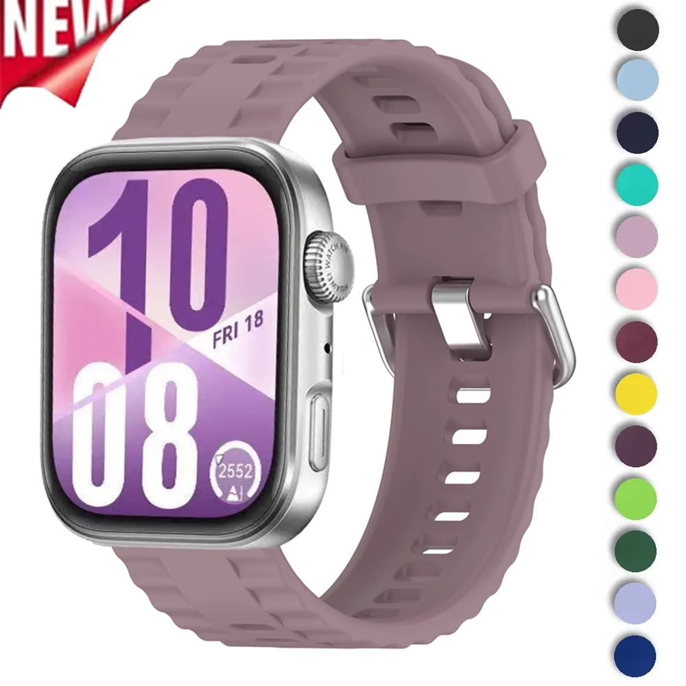 Offizielles 1:1 Silikonarmband für Huawei Watch Fit 4 3 Armband Sportarmband für Huawei Watch Fit 4 Pro Correa Zubehör Gürtel