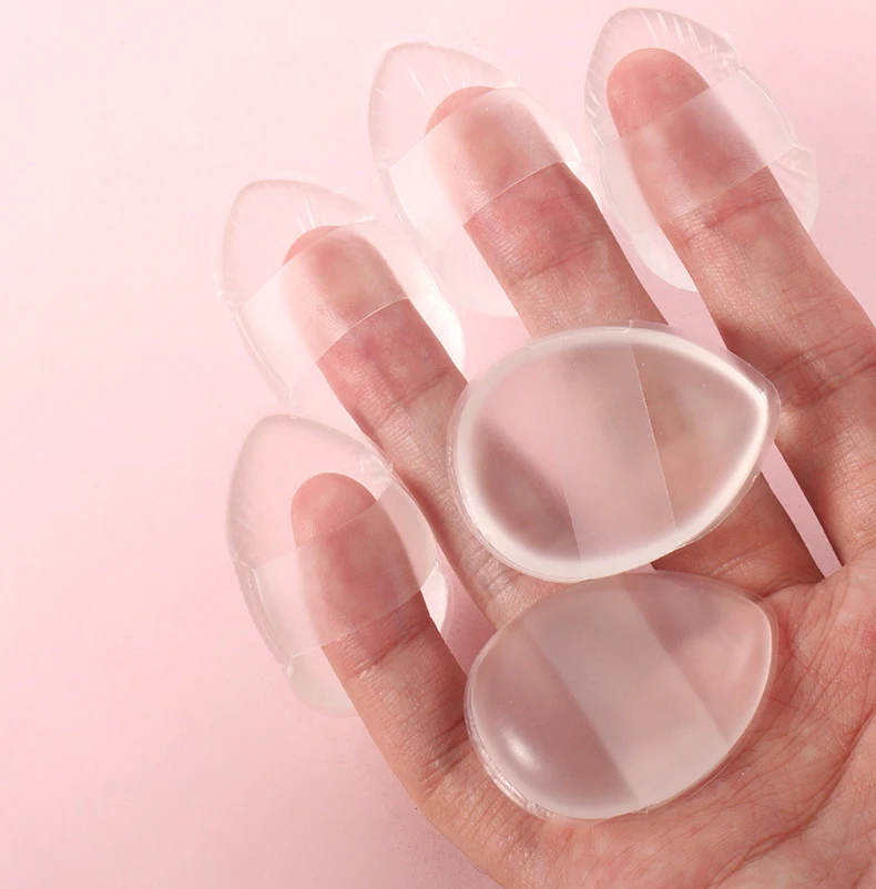 ซิลิโคนเจลแป้งพัฟฟองน้ําสําหรับเครื่องสําอางค์ Foundation BB ครีมไม่มีแป้ง Eating Powder เครื่องสําอางค์พัฟแต่งหน้าเครื่องมือ