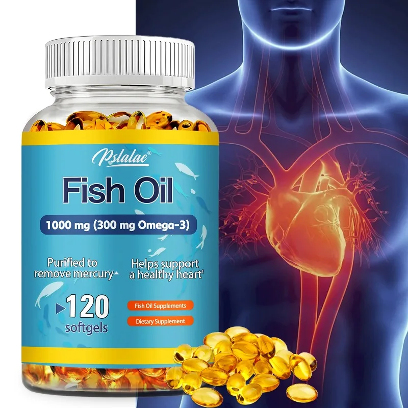 

Fish Oil - Reduce Eye Fatigue, Helps Improve Joints, Vision health, Improve Memory and Intelligence, Strengthen The Brain