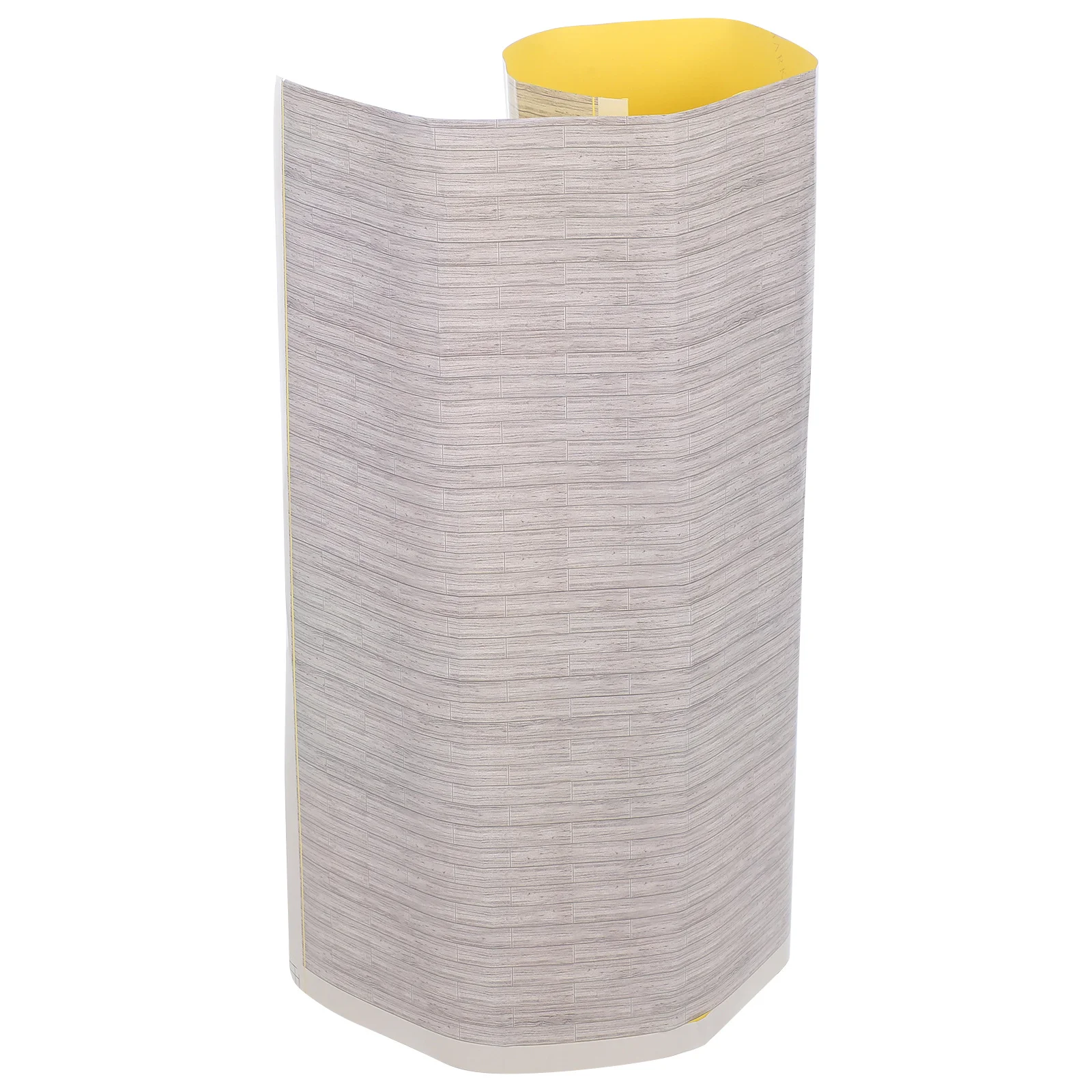 Mini feuille d'autocollants de sol 3D, Grain de bois, pour bricolage, planches de sol décoratives, accessoires de maison Miniature