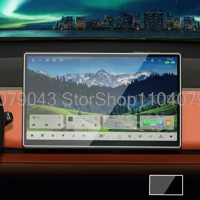 

Защитная пленка из закаленного стекла для LEAPMOTOR C10 2025 2024, 14,6-дюймовая автомобильная GPS-навигационная диафрагма, пленка против царапин
