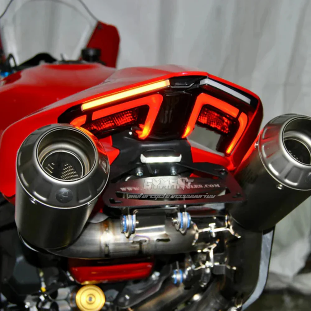 الذيل مرتب ل DUCATI Panigale/Streetfighter V4 2025 Panigale V4 الحاجز مزيل التوصيل والتشغيل حامل لوحة الترخيص #2