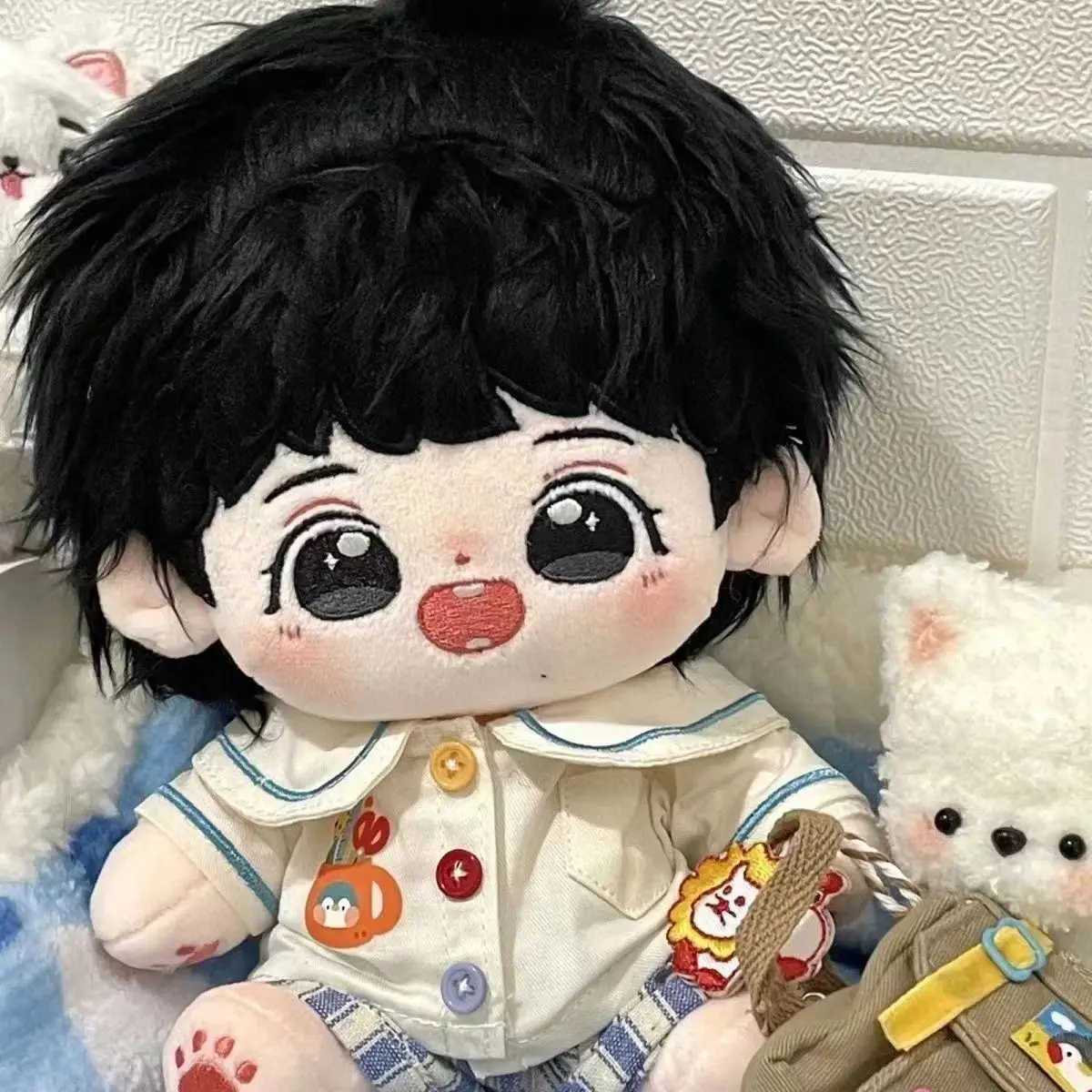 

Stuffed 20cm Anime Game Teens in Times Alex Cartoon Plush Doll Toy COS Dress-up Children Adults Collectible Cotton Gifts