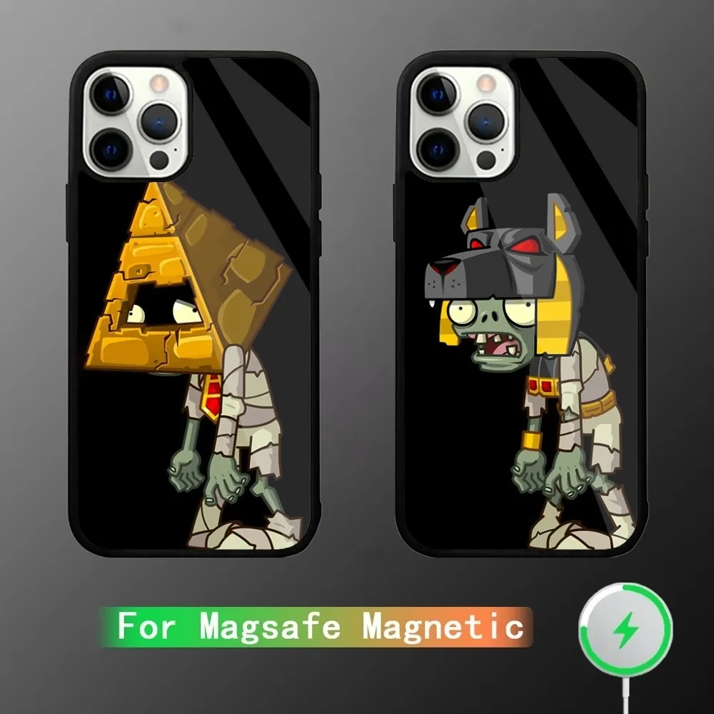 

cartoon cute vs Zombies Phone Case For iPhone 15,14,13,12,11,Plus,Pro,Max Mini Magsafe Magnetic Wireless Charging
