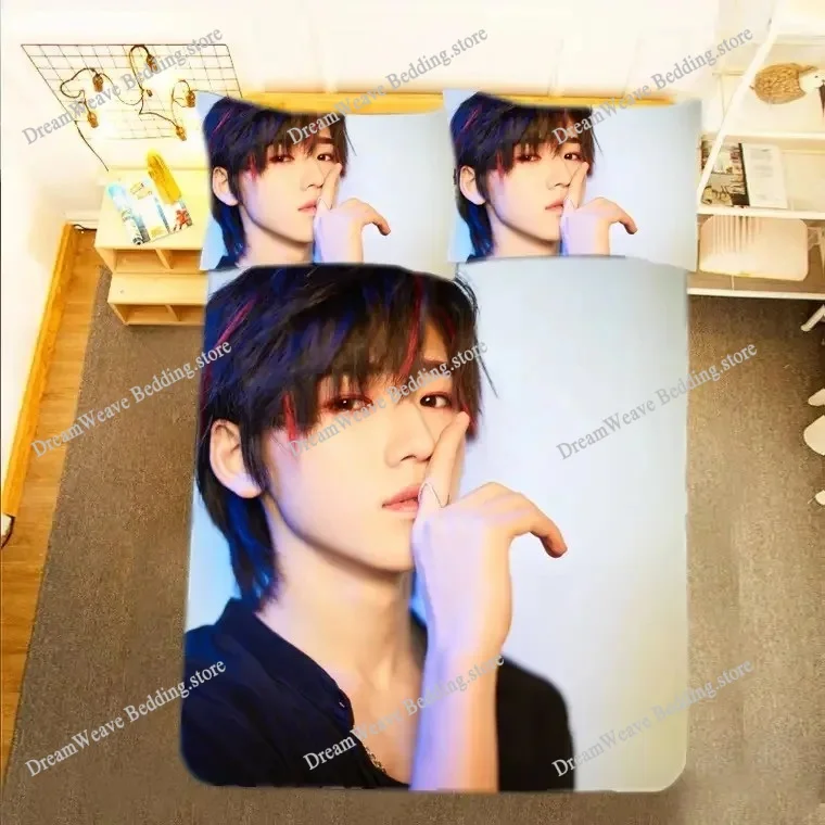 

TNT Song Yaxuan HD Poster Pillowcase+ Duvet Cover Single Dormitory Student nit SYX Lifestyle Photos Double Bedding Set