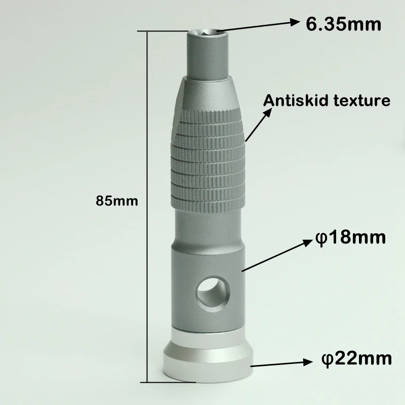 Quick Change Screwdriver Holder Rotatable rear cap 1/4 Inch Magnetic Screwdriver Wrench Handle For 6.35mm Hex bits