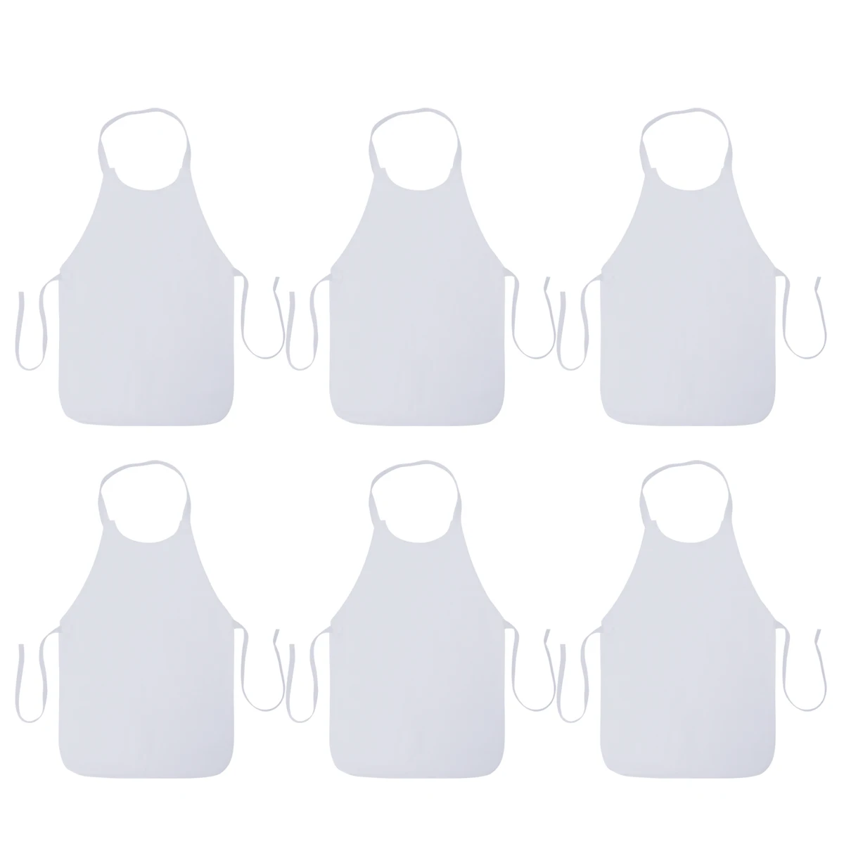 

10 Pcs Non-woven Apron Adults Aprons Messy Activities Work Cooking for Crayfish