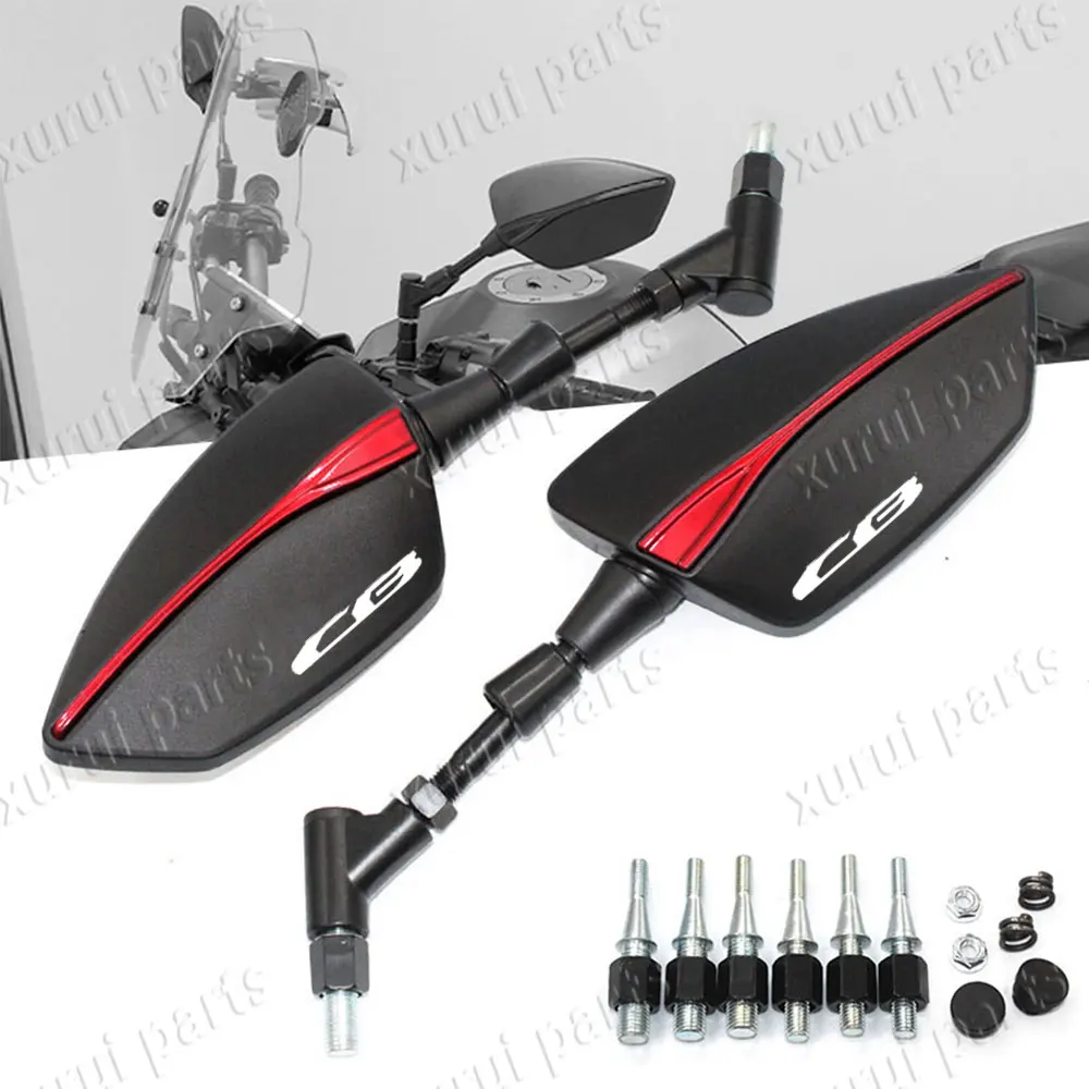 For Honda CB125R CB150R CB190R CB250R CB300R CB400 CB500X CB500R CNC Motorcycle Rear View Mirrors Rearview Handlebar Mirror