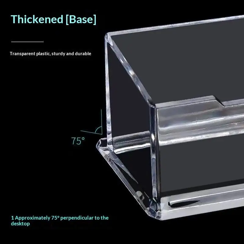 1/3/6/8 Grid Creative Transparents Acrylic Card Storage Box Large Capacity Business Card Box Desk Display Stand For Home Office