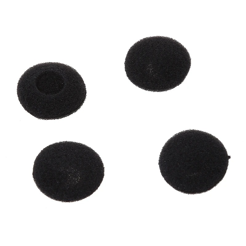 RISE-Fasdga 200 Pcs Black Sponge Earbud Headphone Cap Ear Pads Cover Replacement