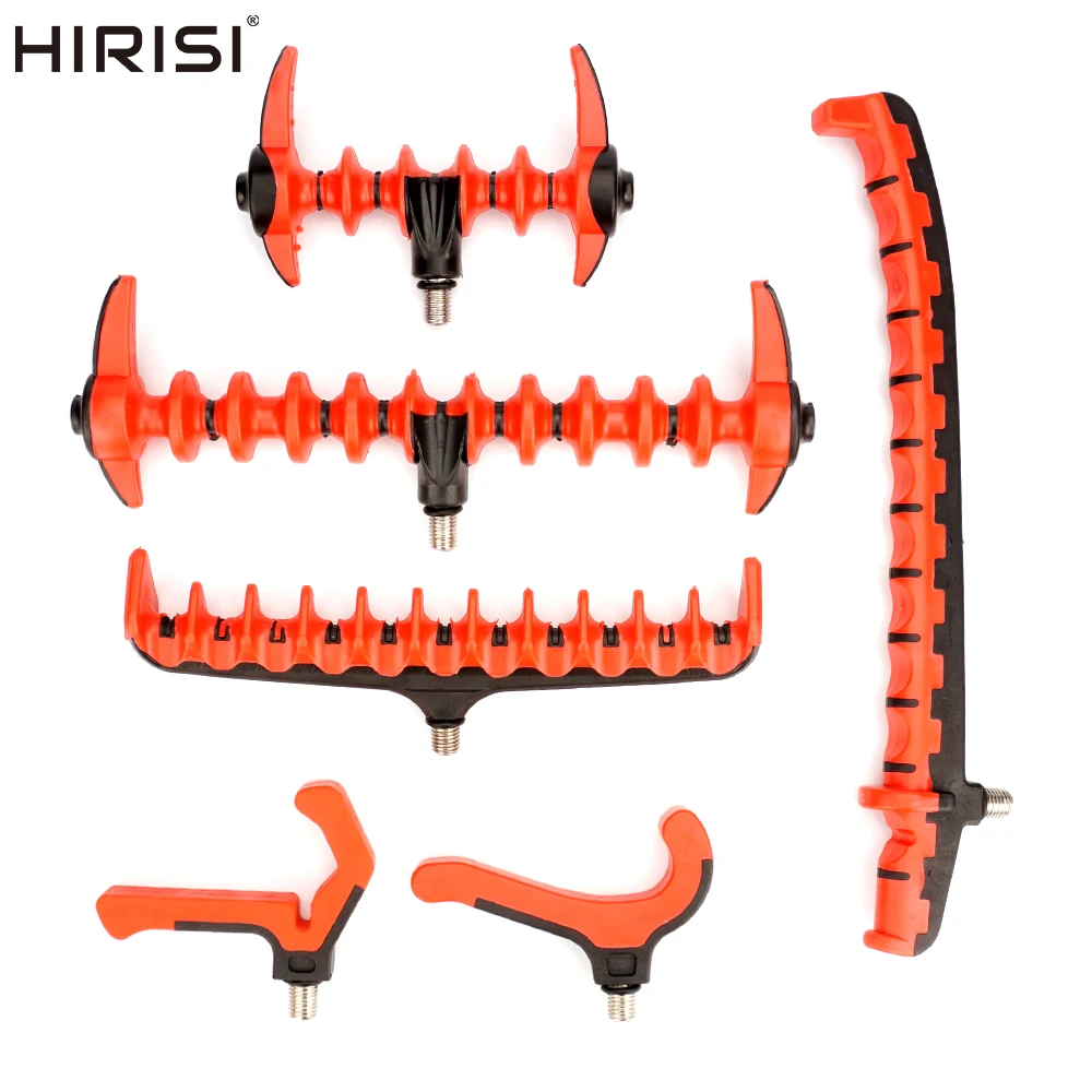 Hirisi Angelrute Rest Kopf, Feeder Rod Stützkopf, Kunststoff Karpfen Angelrute Halter, Angelrute Ständer Zubehör AC202