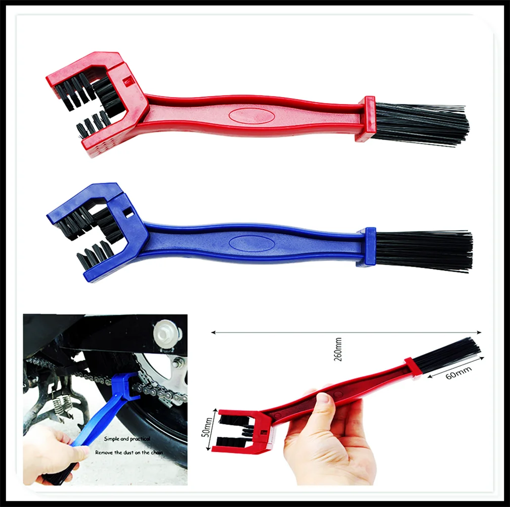 new 2018  PLASTIC Gear Chain Brush Cleaner Scrubber Tool for KTM Bajaj PulsaR 200 NS 1190 AdventuRe R 1050 RC8 Duke