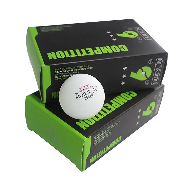 Huieson Samsung Celluloid 40mm Old Material Table Tennis Balls, 6-piece boxed Samsung Balls