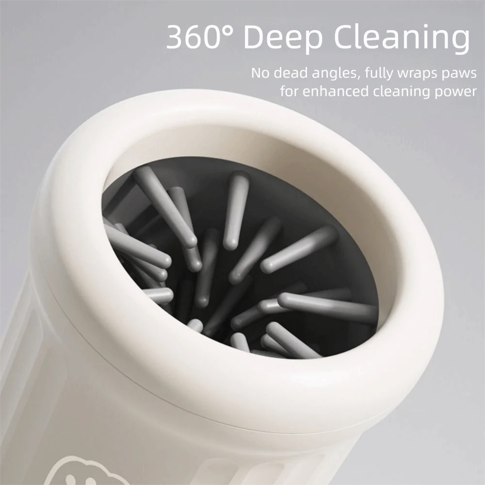 

Detachable Pet Foot Washing Cup Soft Quick Wash Cat Foot Cleaning Cup Portable Press Cleaner Paw Cleaning Device Pet Bath