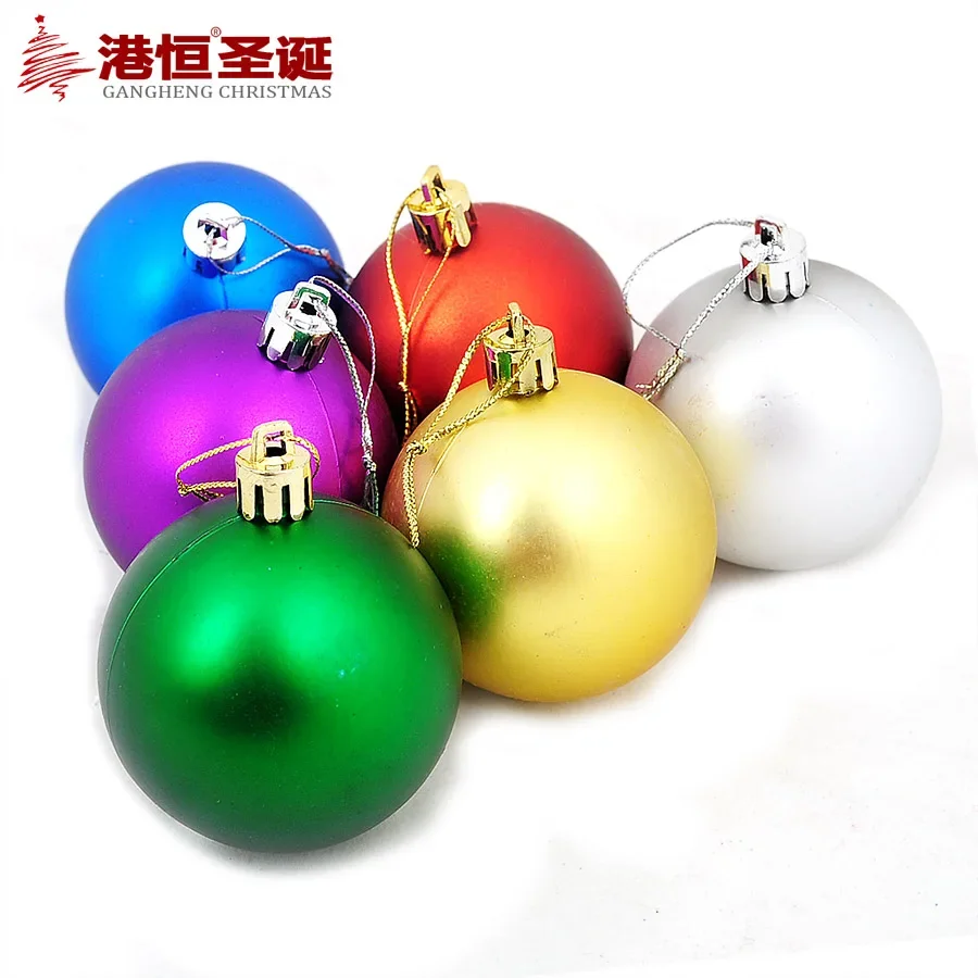 Christmas tree decoration matte decorative ball 4cm-10cm Christmas Ball Christmas gift arrangement