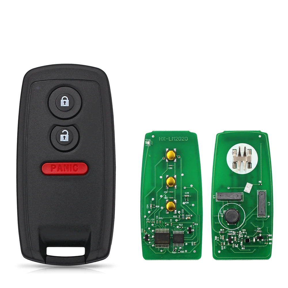 Ecusells 2/3 Button Smart Remote Car Key 315Mhz ID46 Chip for