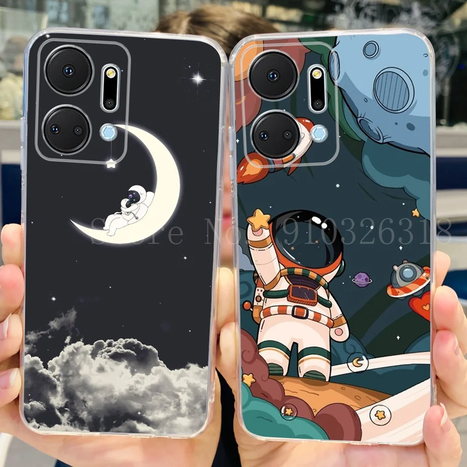 Luxury Painted Cover For Honor X7a 4G Case 2023 New Clear Silicone Soft Fundas Phone Case For Honor X7A X 7a HonorX7a Coque Capa
