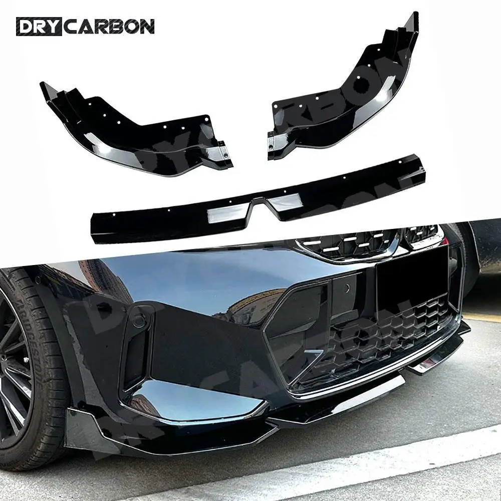 

For BMW 3 Series G20 320i 325i M Sport 2023+ Front Bumper Lip Side Spoiler Flaps Apron Splitters Car Stying Bodykits Accessories