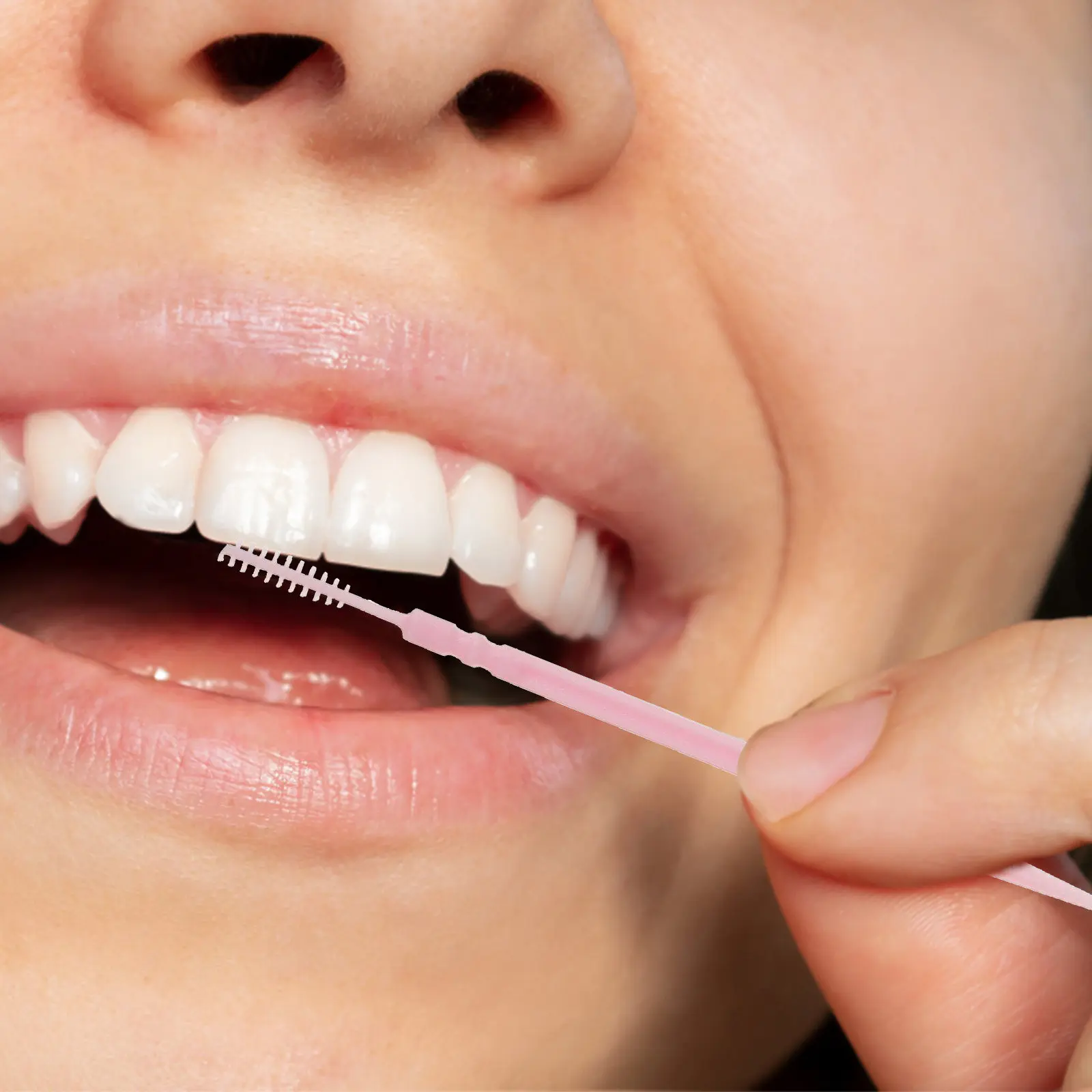 6 Boxes Interdental Toothpicks Double-Ended Plastic Toothpick Brush for Teeth Cleaning Safe Food Grade Easy Carry Portable