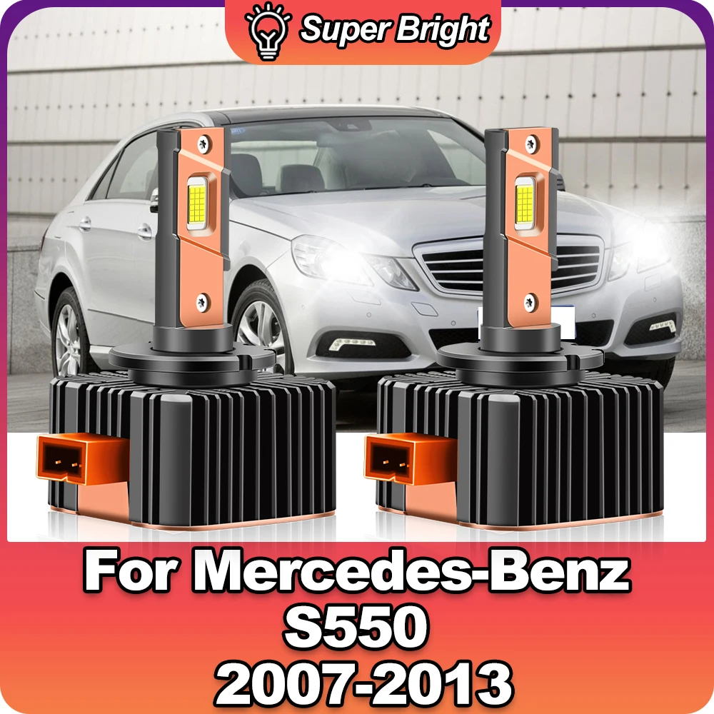 

Освещение 2007 лм, лампа для автомобильной фары HID D1S 90 Вт, Турбовентилятор, лампа Plug & Play для Mercedes-Benz S550 2008 2009 2010 2011 2012 2013