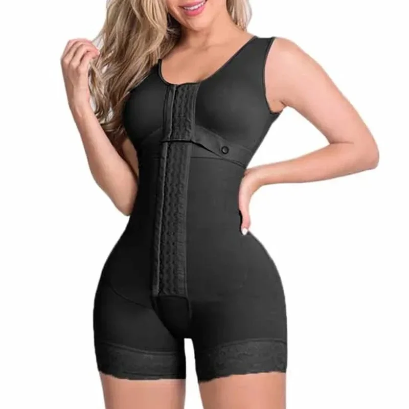 Fajas colombianas cintas de alta compressão bodysuits shapewear cintura trainer pós cirurgia espartilho bunda levantador corpo shaper