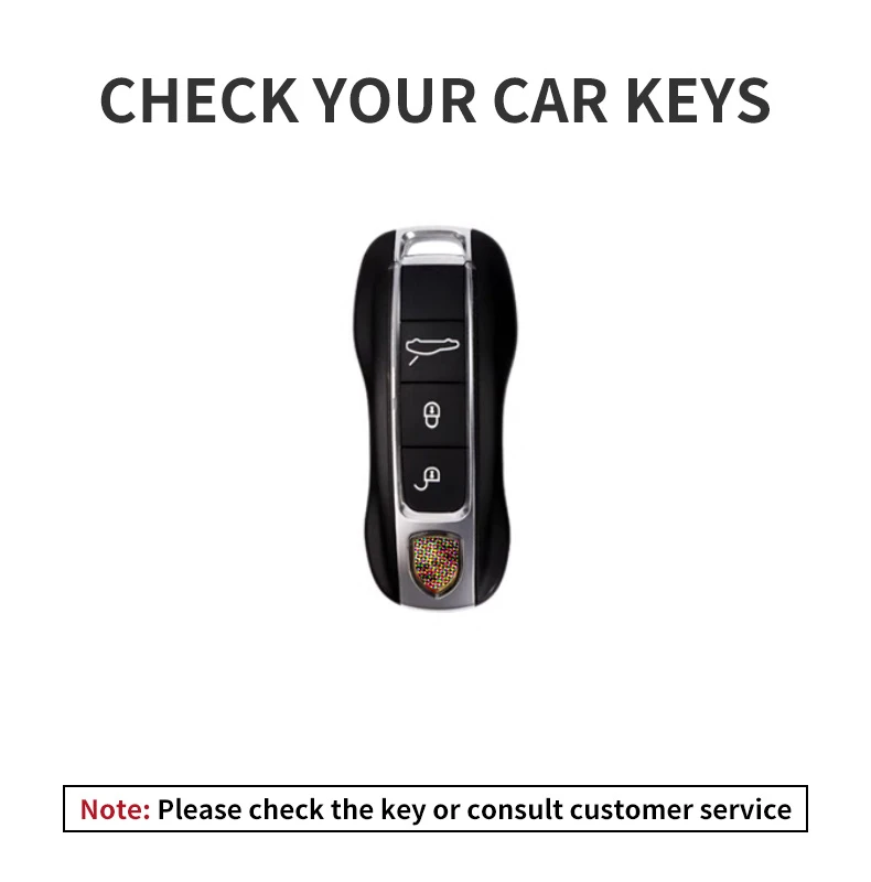 Car Remote Key Cover Case Shell For Porsche Panamera Cayenne 971 911 9YA Macan Boxster 3 Buttons Keychain Protection Accessories