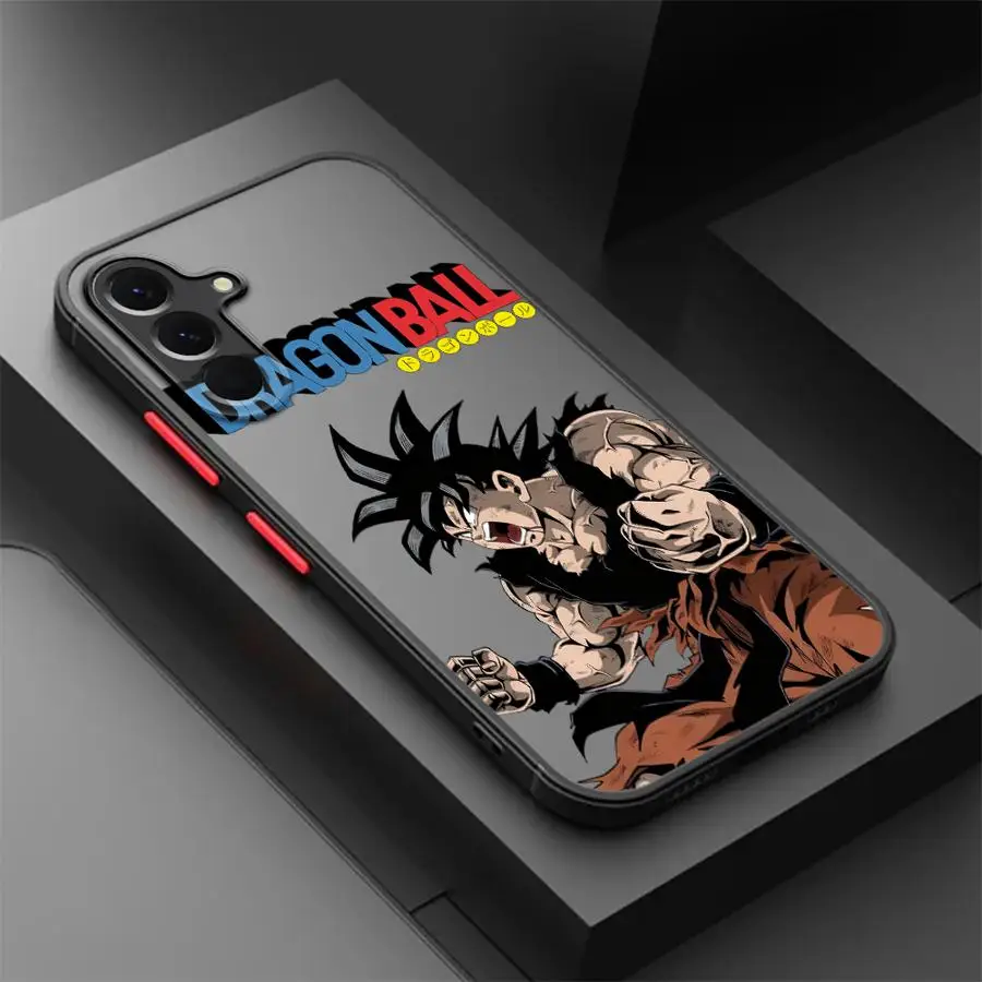 Чехол для телефона Japan Dragon Ball Son Goku для Samsung Galaxy A73 A54 A25 A26 A52 A56 A34 A35 A36 A21s A53 A22 A24
