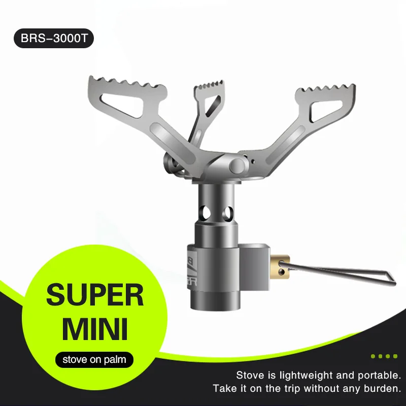 BRS 3000t Mini Light Gas stove Trips outdoor Camping supplies Butane Portable Folding Camping Gas Burner Stove