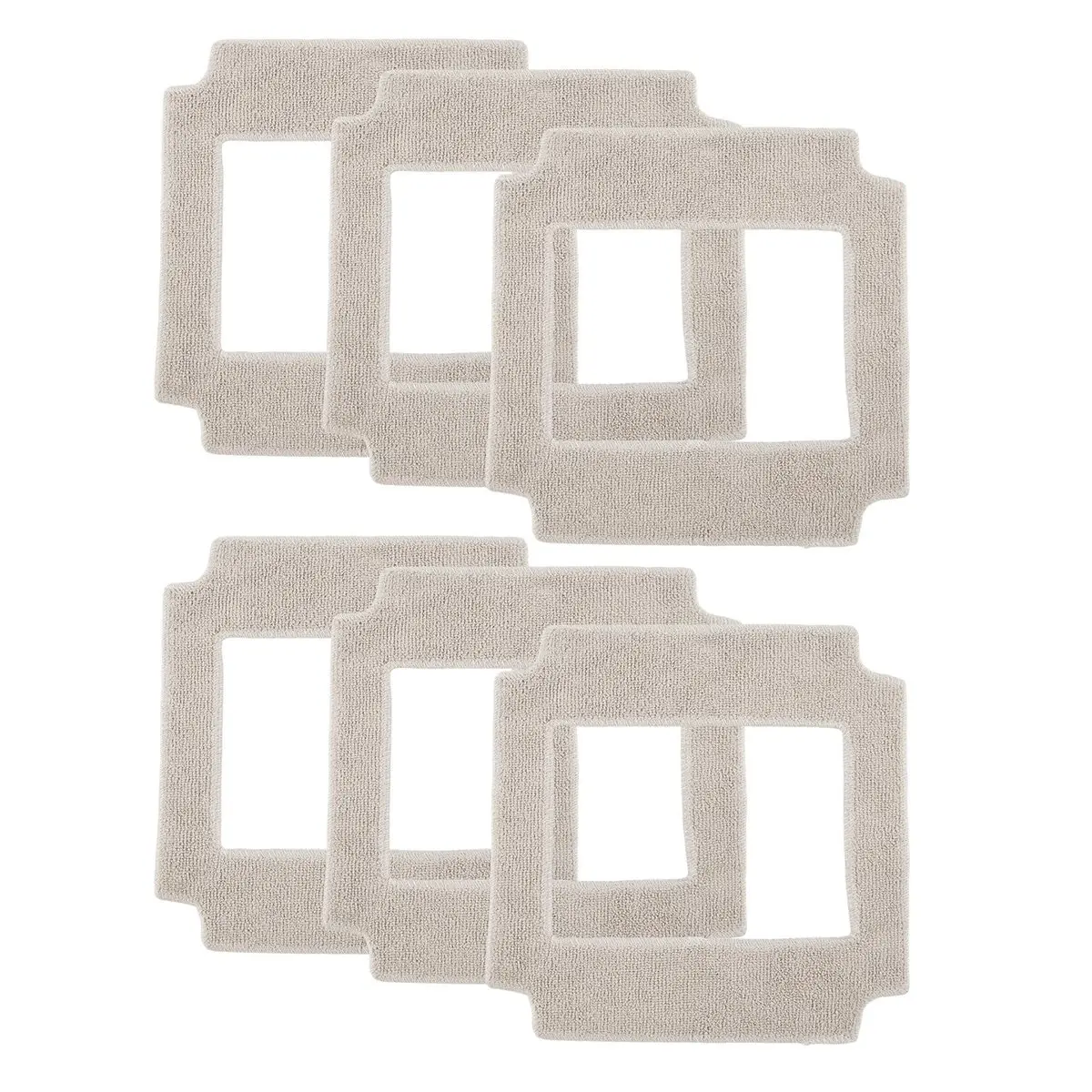 (AD11] 6PCS Window Cleaning Robot Mop Cloth Cleaning Rag Towel Dust Cloth Cleaning Cloth for YW910