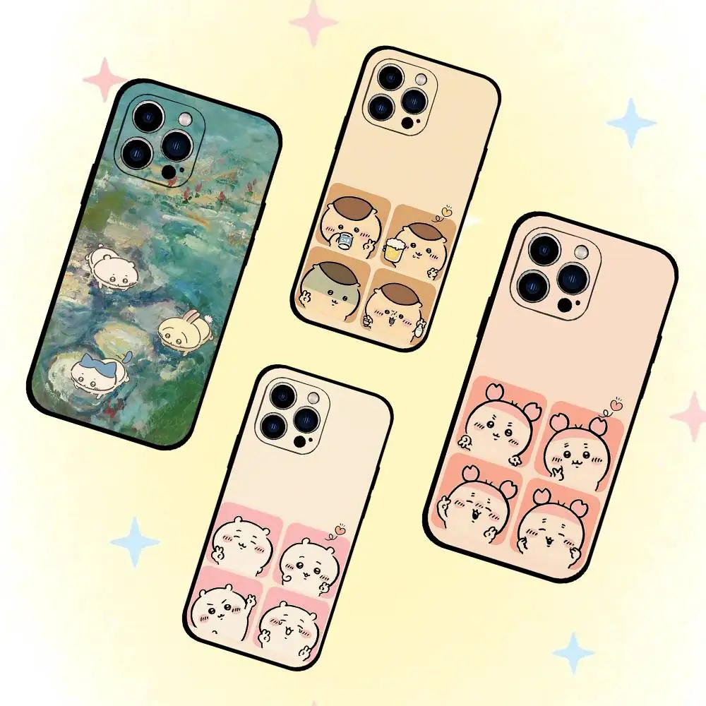 

Cute C-chiikawa-S Phone Case Phone Case For IPhone 17,16,15,14,13,12,11,Pro,Plus,Mini Soft Black Cover