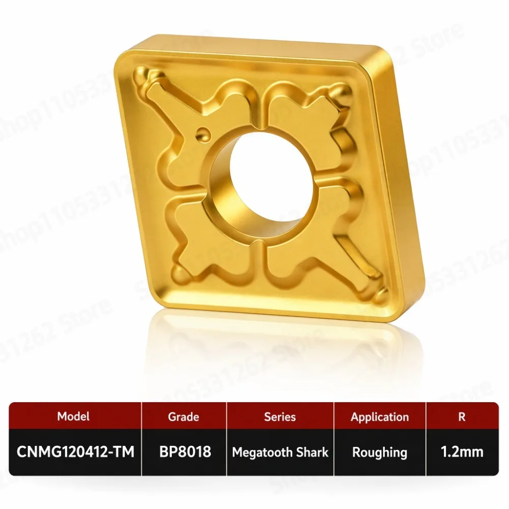 CNMG120412-TM Impact-resistant Steel Parts Below 40° Aluminum Blade Stainless Steel Cutter Cnc Lat Turning Tool