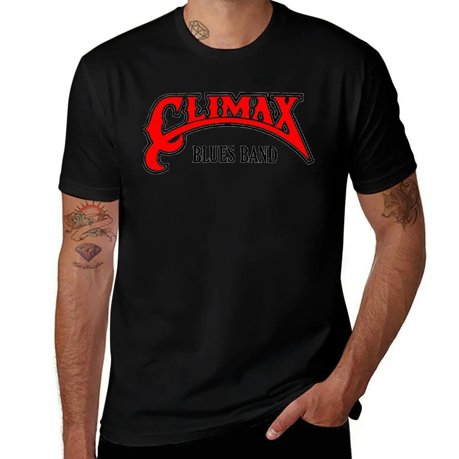 

Climax blues band T-Shirt Man t-shirt cotton graphic tees T-shirts oversize Men's t-shirts