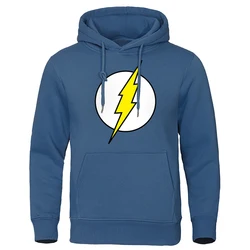 The BIG BANG Theory Men's Hoodies Lightning Print Men Hoodie Fashion Casual Clothing Loose Oversize Pullover Sweatshirt For Male