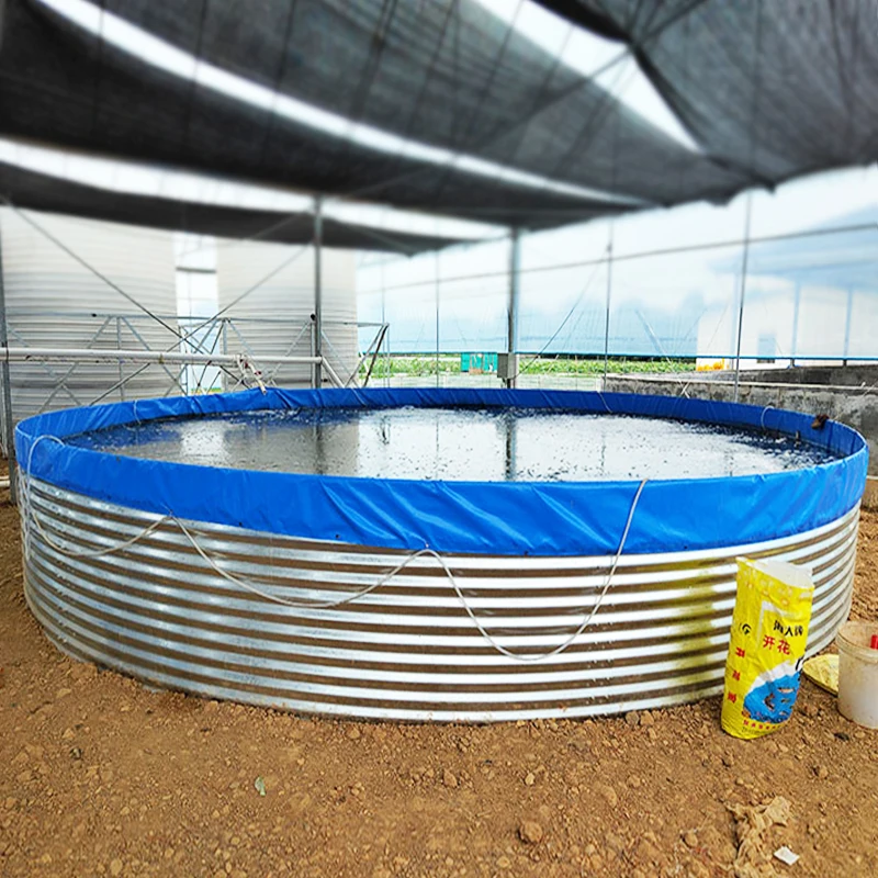 Galvanized PVC Fish Pond Breeding Water Tank Crab Fish Shrimp Breeding Water Tank